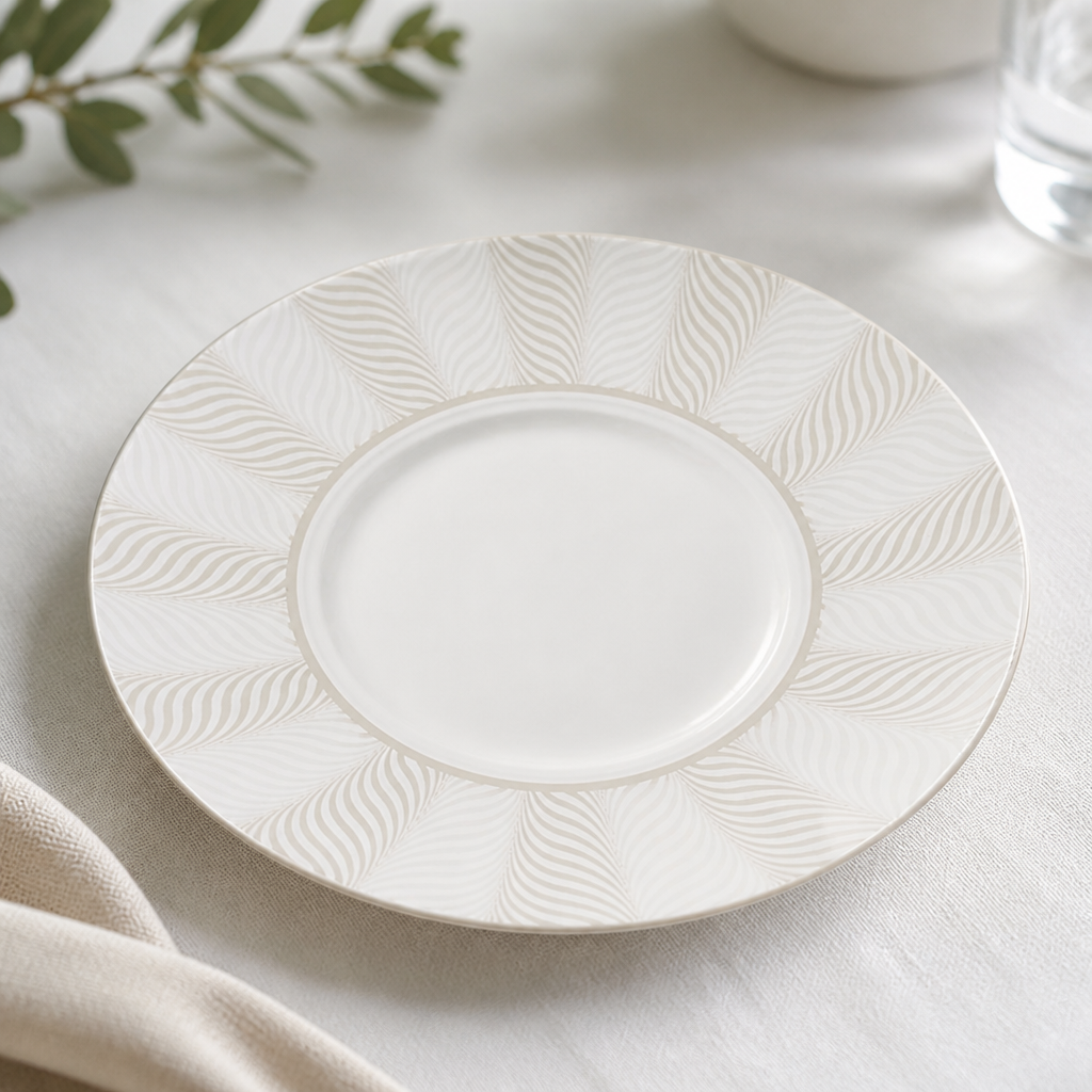 Commercial Coupe Saucers 160mm 12 Pack Taupe