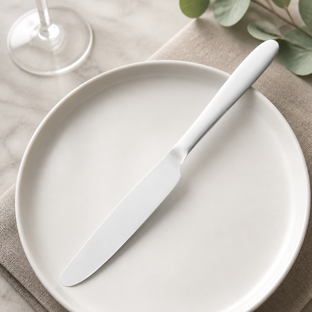Commercial Table Knives Set of 12 High-Quality Stainless Steel