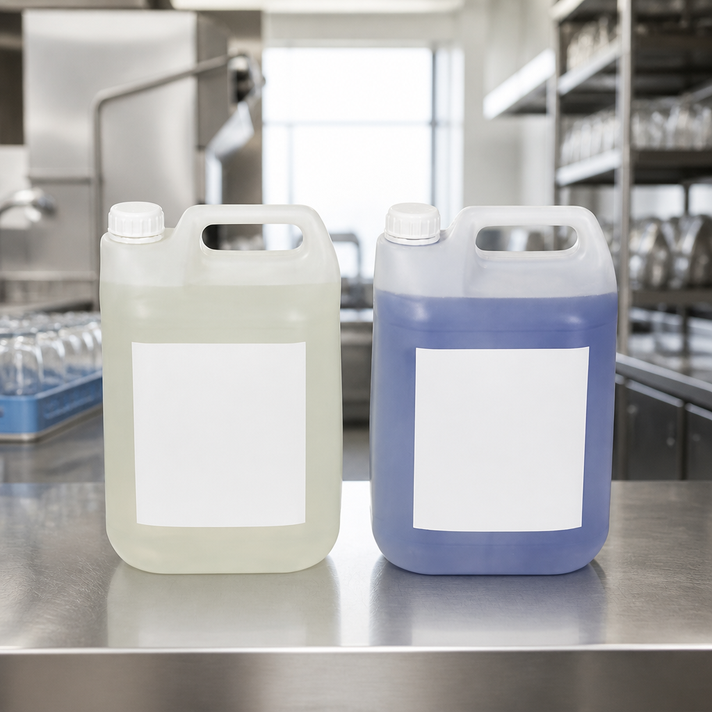 Commercial Glasswasher Detergent and Rinse Aid 5Ltr Bundle