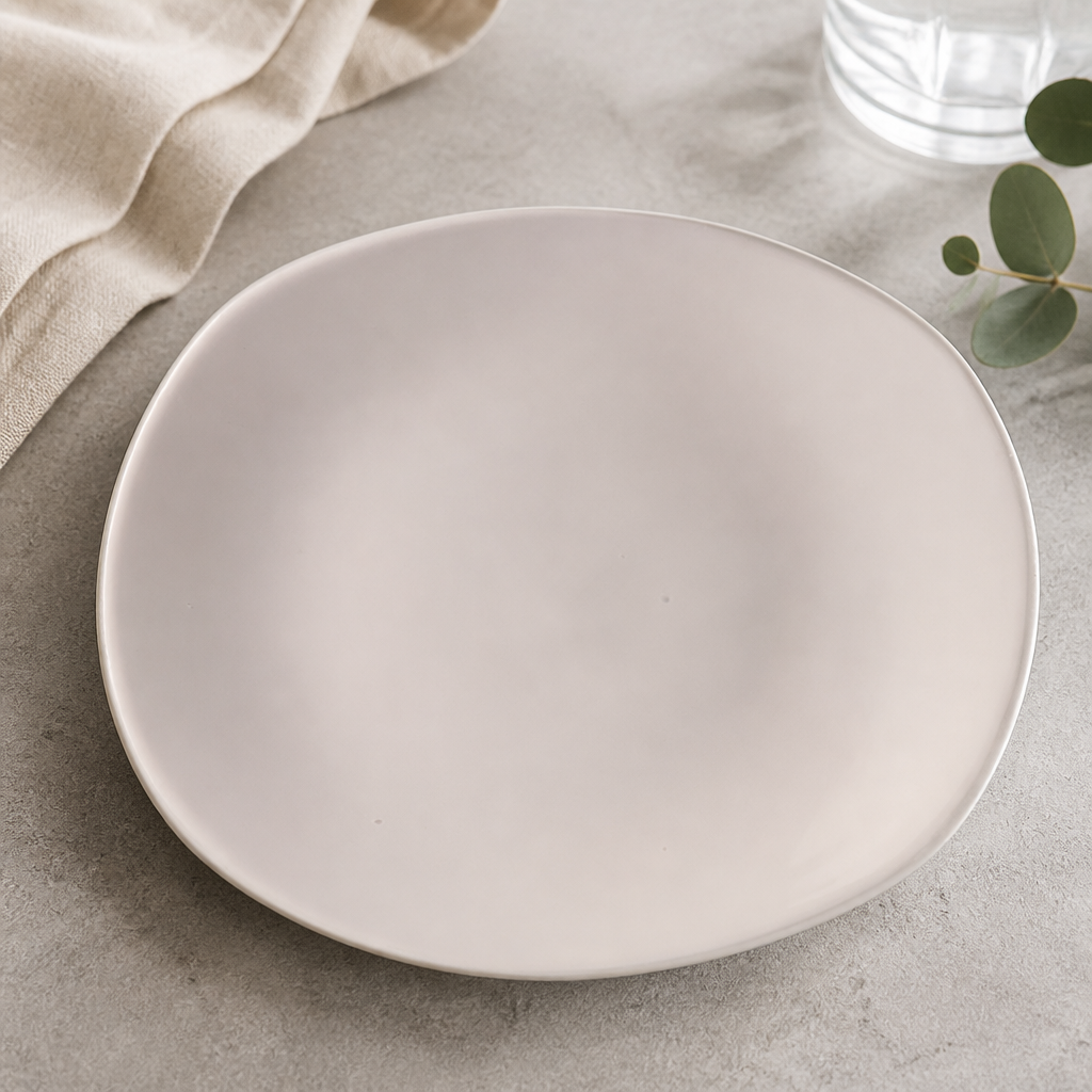 Commercial Spice Plates 255mm Porcelain 24 Pack