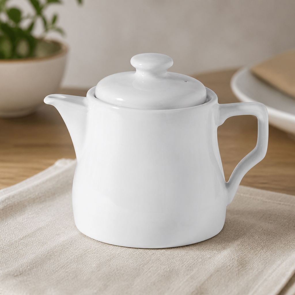 Commercial Teapot 460ml Porcelain Set of 6