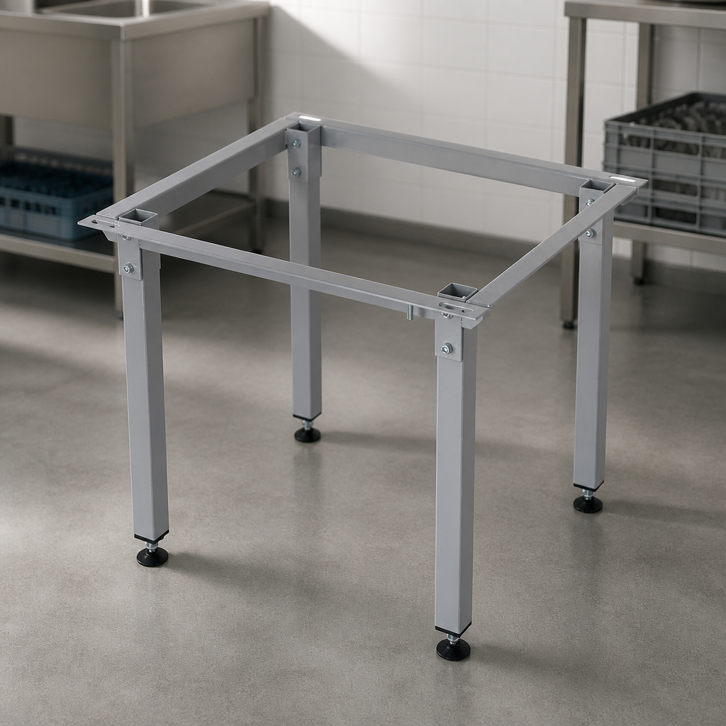 Commercial Steel Coated Warewasher Stand 400mm Height