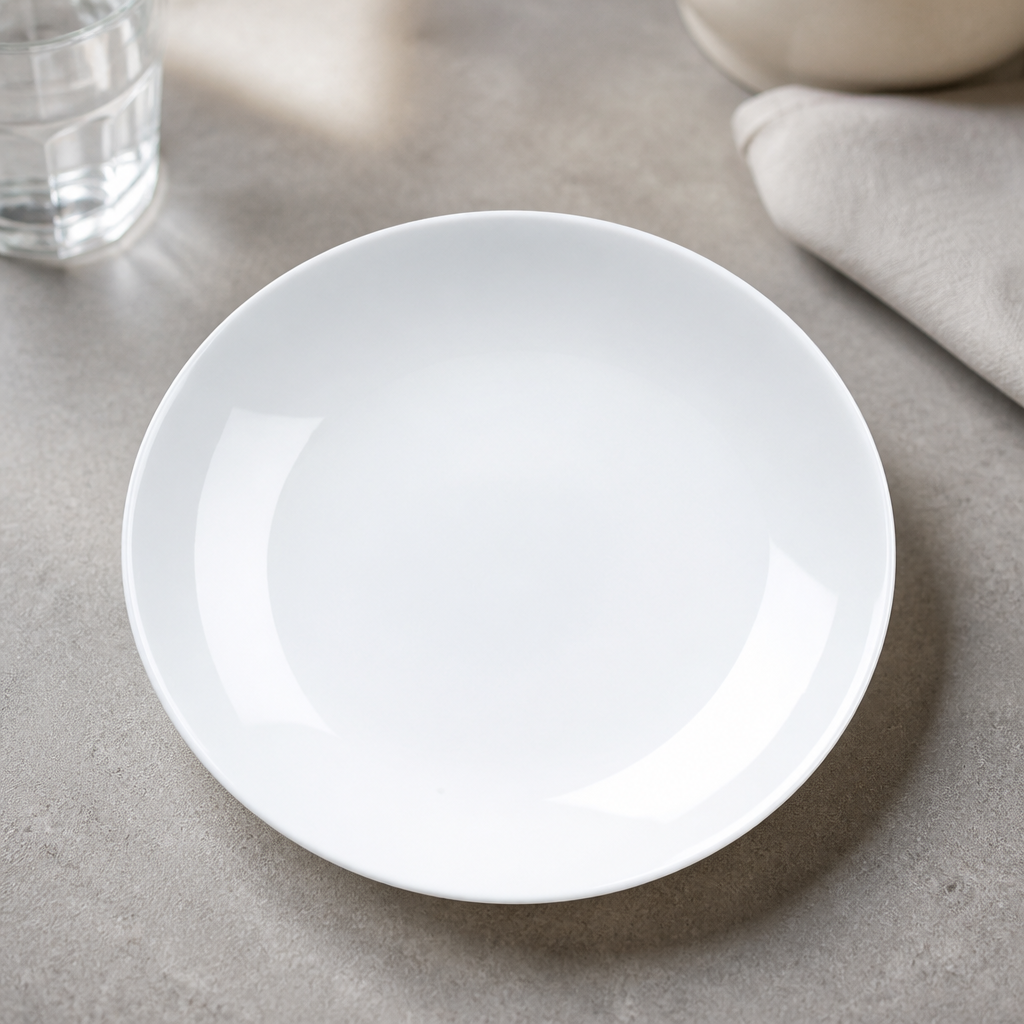 Commercial Balance Coupe Plates 230mm Porcelain 6 Pack