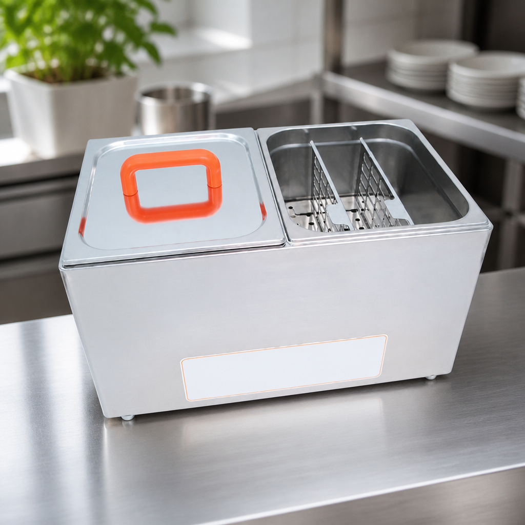 Commercial Sous Vide Water Bath Dual Chamber 8L Capacity