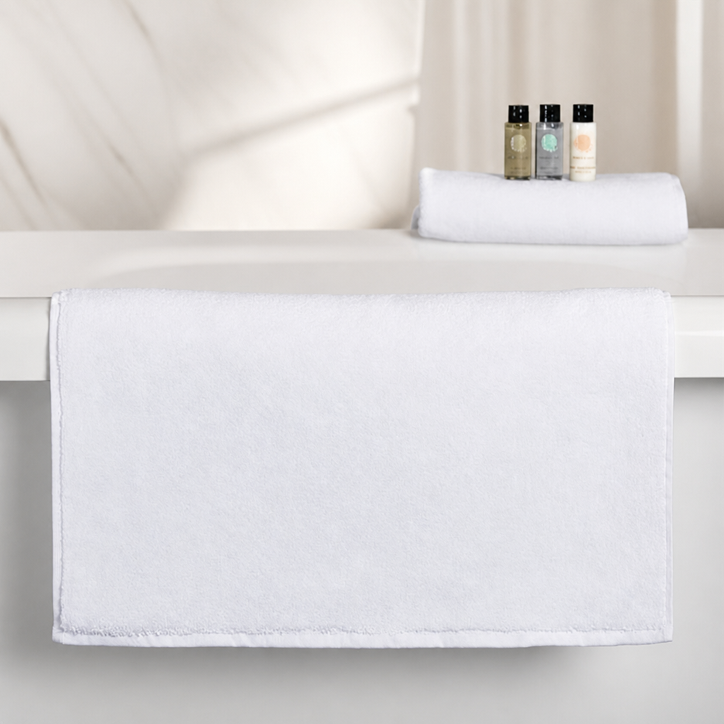 Luxury 600g/m² Cotton Bath Mat 500x800mm Commercial Use