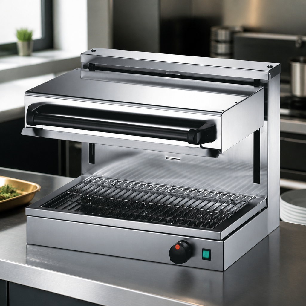 Commercial Salamander Grill 1/1GN Capacity 3kW Heat Source