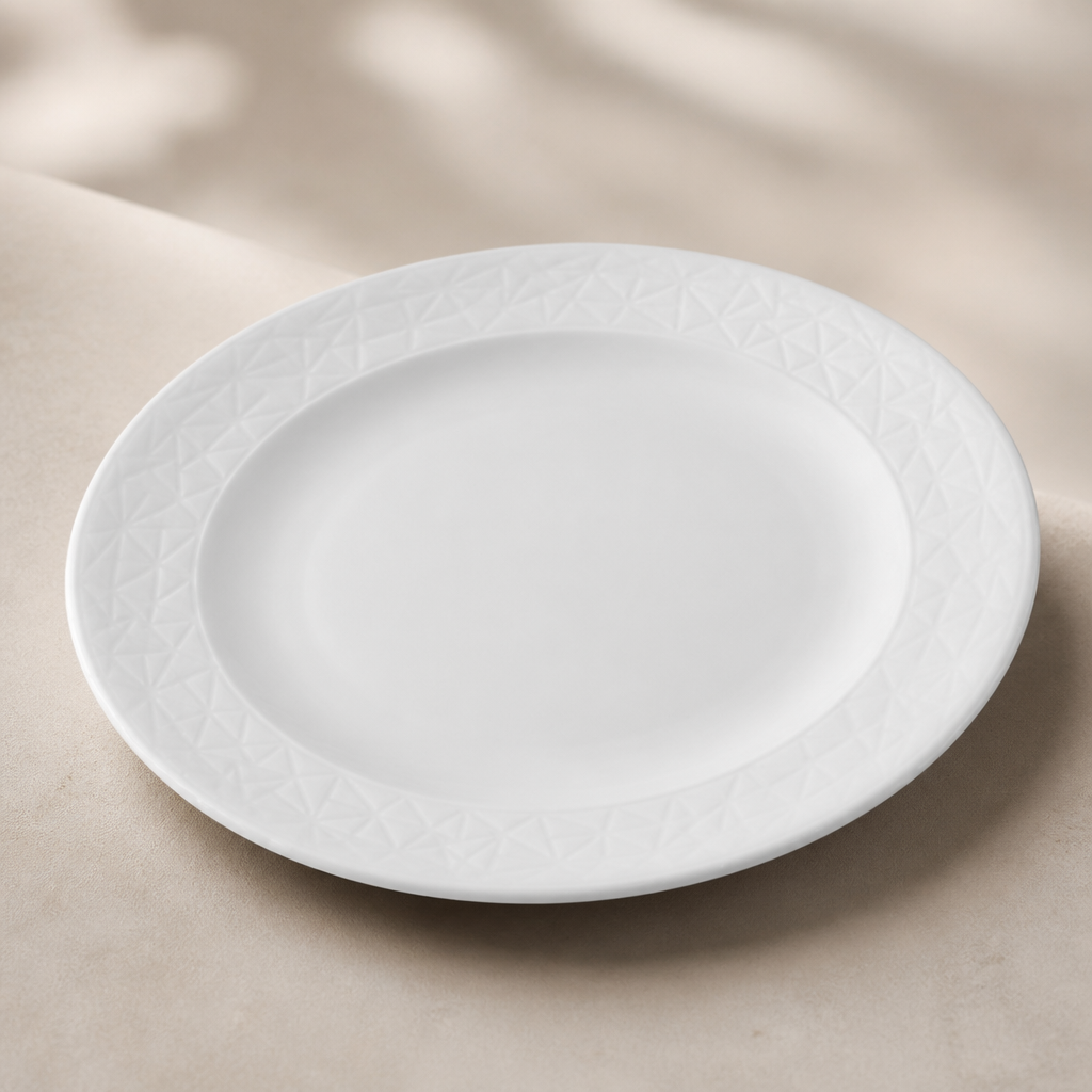 Commercial Abstract Plates 203mm - 12 Pack Fine China