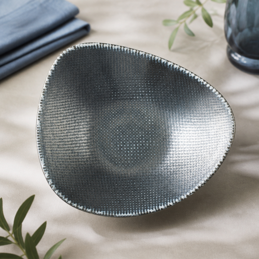 Commercial Microwave Safe Blue Bowls 228mm - 12 Pack