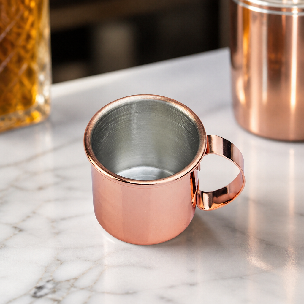 Commercial Copper Double-Ended Jigger 25ml/50ml Measure