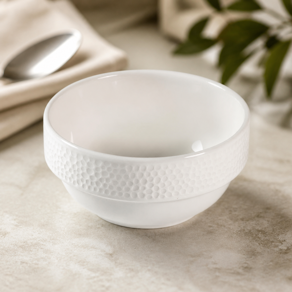 Commercial Consomme Bowls 12.5oz Dappled Finish 6 Pack
