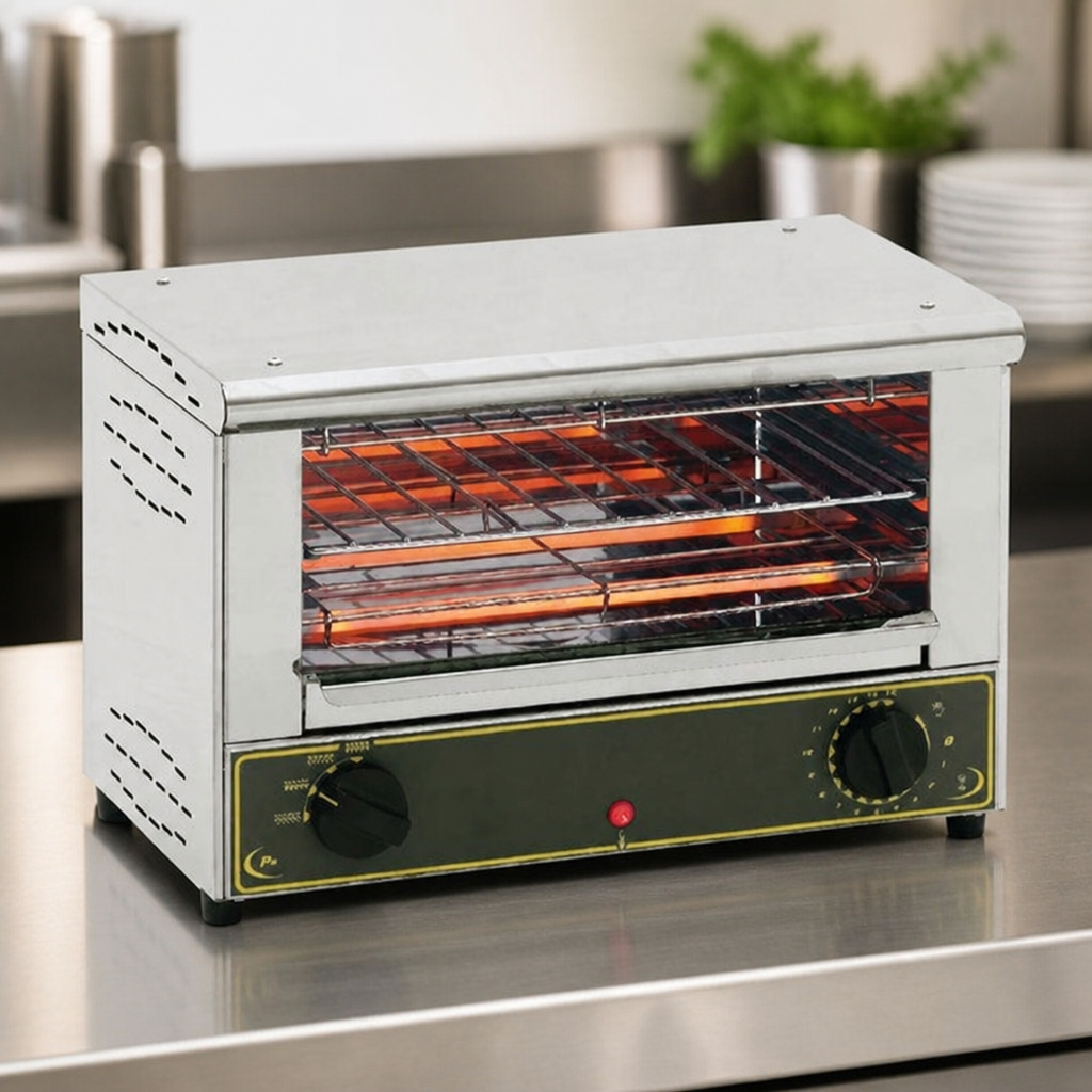 Compact Electric Salamander Grill 350x240mm Cooking Area