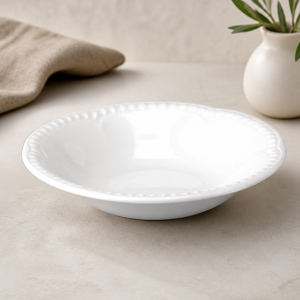 Commercial Oatmeal Bowls 180mm 375ml Porcelain 24 Pack