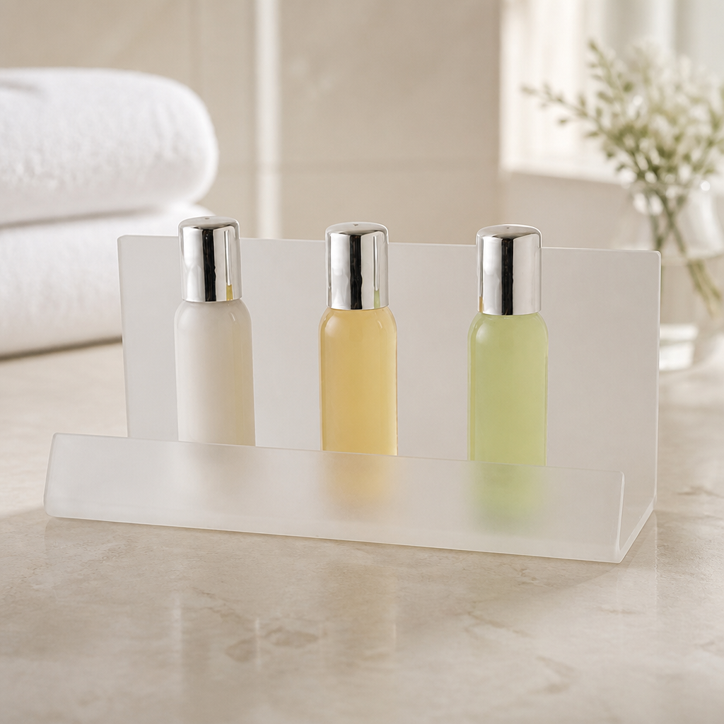Frosted Presentation Tray for Toiletries - 2 Pack