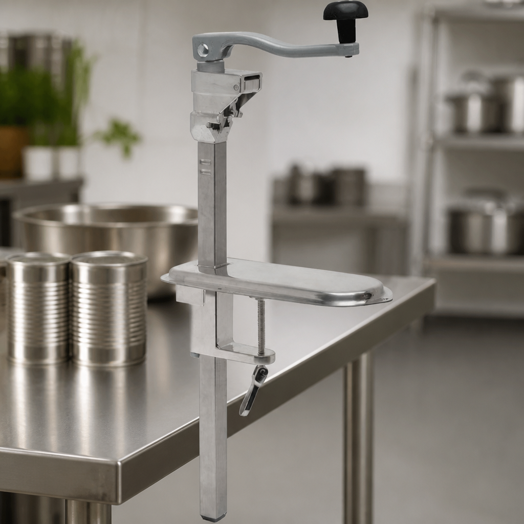 Commercial Stainless Steel Bench Can Opener 20in Capacity