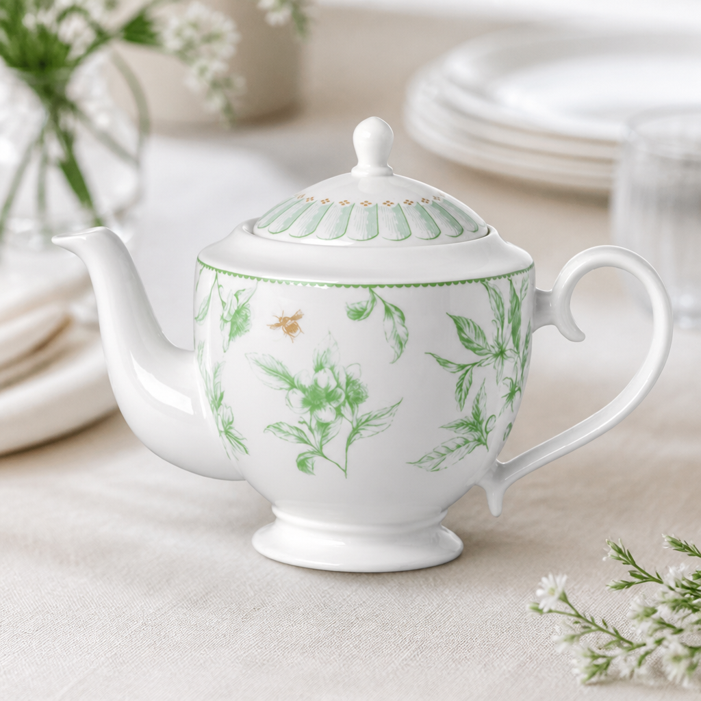 Commercial Hive Teapot 4 Cups 800ml Bone China Set of 6