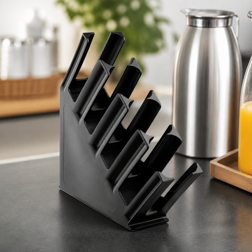 Commercial Cup Dispenser 4-Slot Polypropylene Black 296x378mm