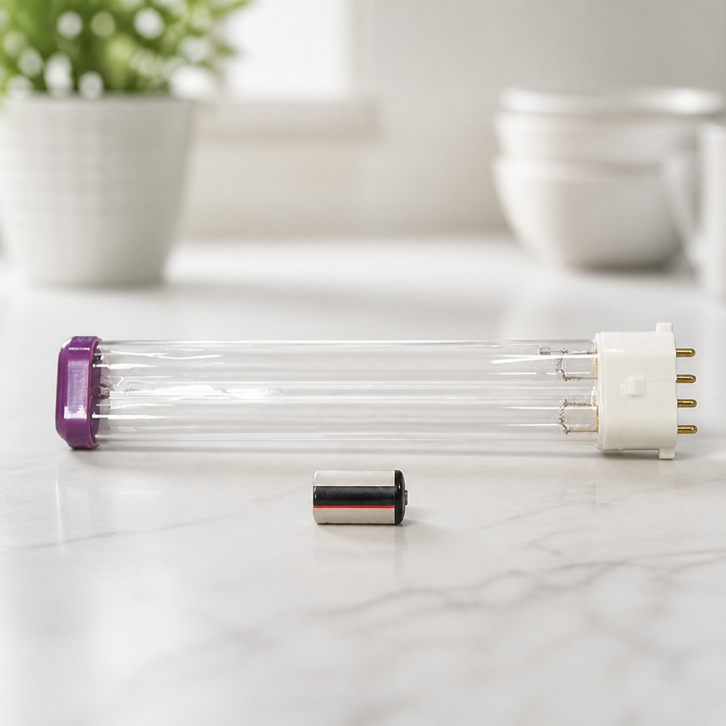 Replacement Lamp and Battery for Commercial Hygiene System