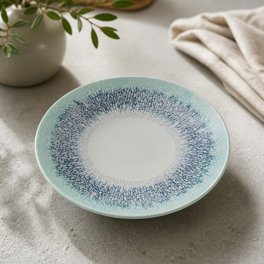 Commercial Coupe Bowls 182mm Blue Textured Design 12 Pack
