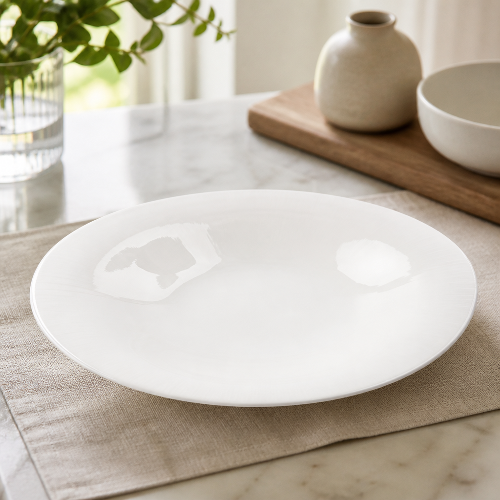 Commercial Bone China Wide Rim Bowls 300mm - 6 Pack