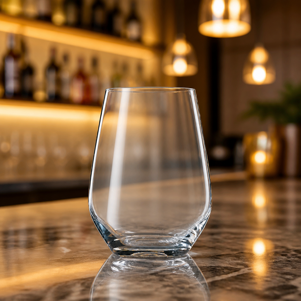 Commercial Stemless Wine Glasses 556ml - 6 Pack