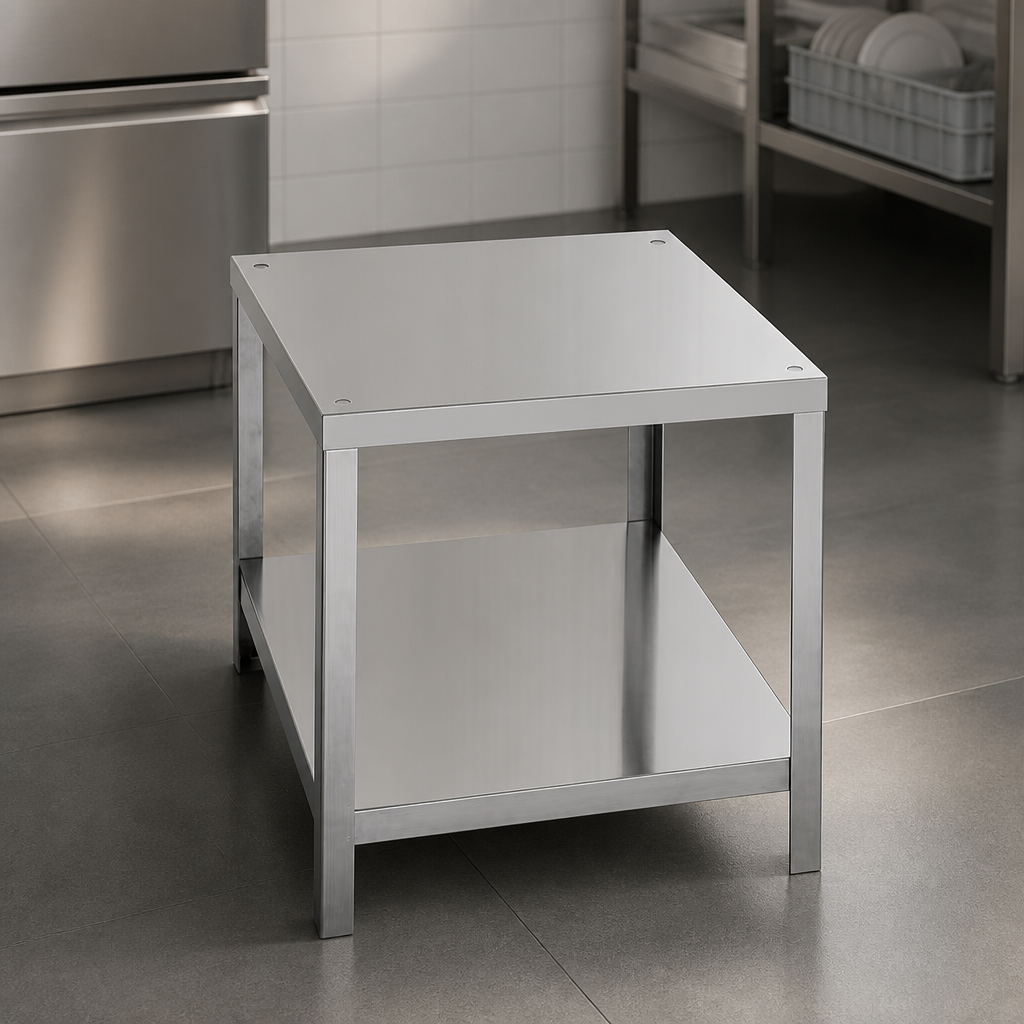 Commercial Glasswasher Stand 500mm Stainless Steel Silver