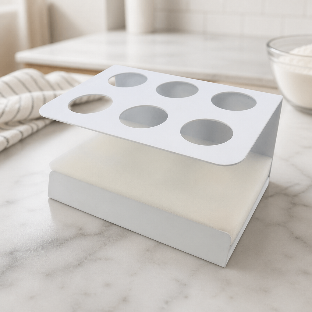 Commercial Icing Bag Stand with Foam Pad for Neat Storage