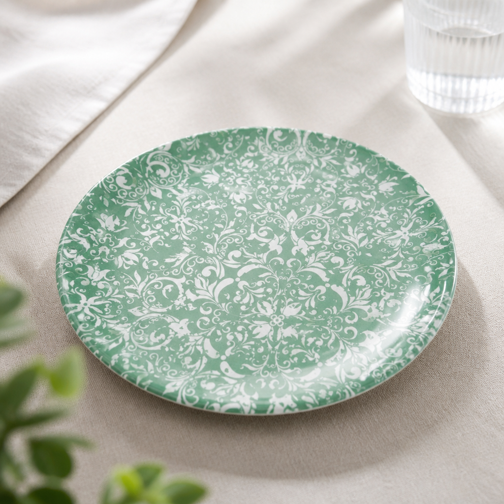 Commercial Coupe Plates 203mm Legacy Teal 12 Pack