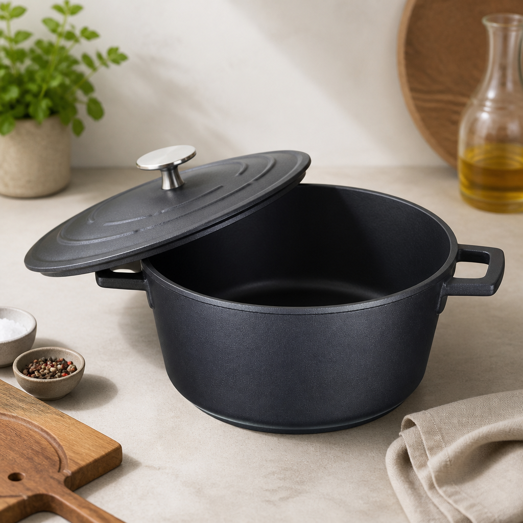 Commercial Casserole Dish Deep 2.5Ltr Induction Safe Cookware