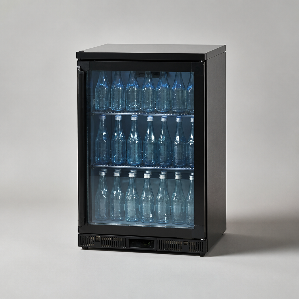 Commercial Bottle Cooler 150L Right Hinged Door Beer Fridge