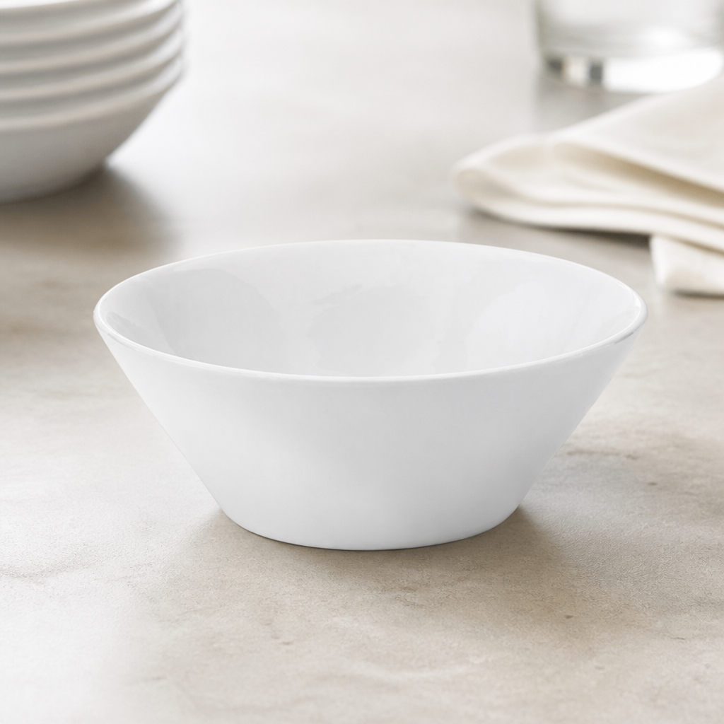 Commercial Porcelain Low Conic Bowls 135mm 11½oz 36 Pack