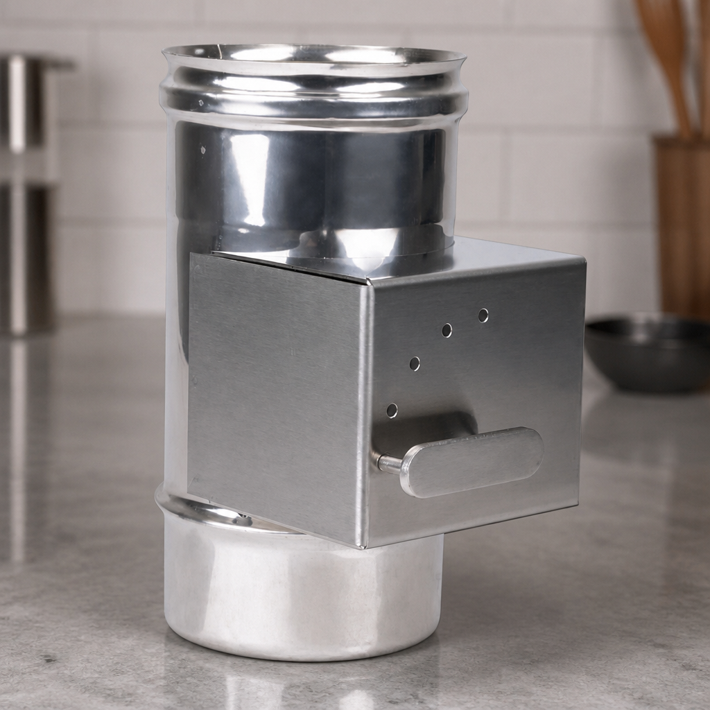 Commercial Charcoal Oven Inner Shoot Replacement Part 130mm High