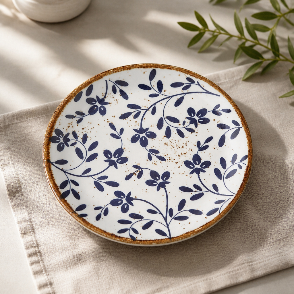 Commercial Coupe Plates 153mm Blue 12 Pack for Catering