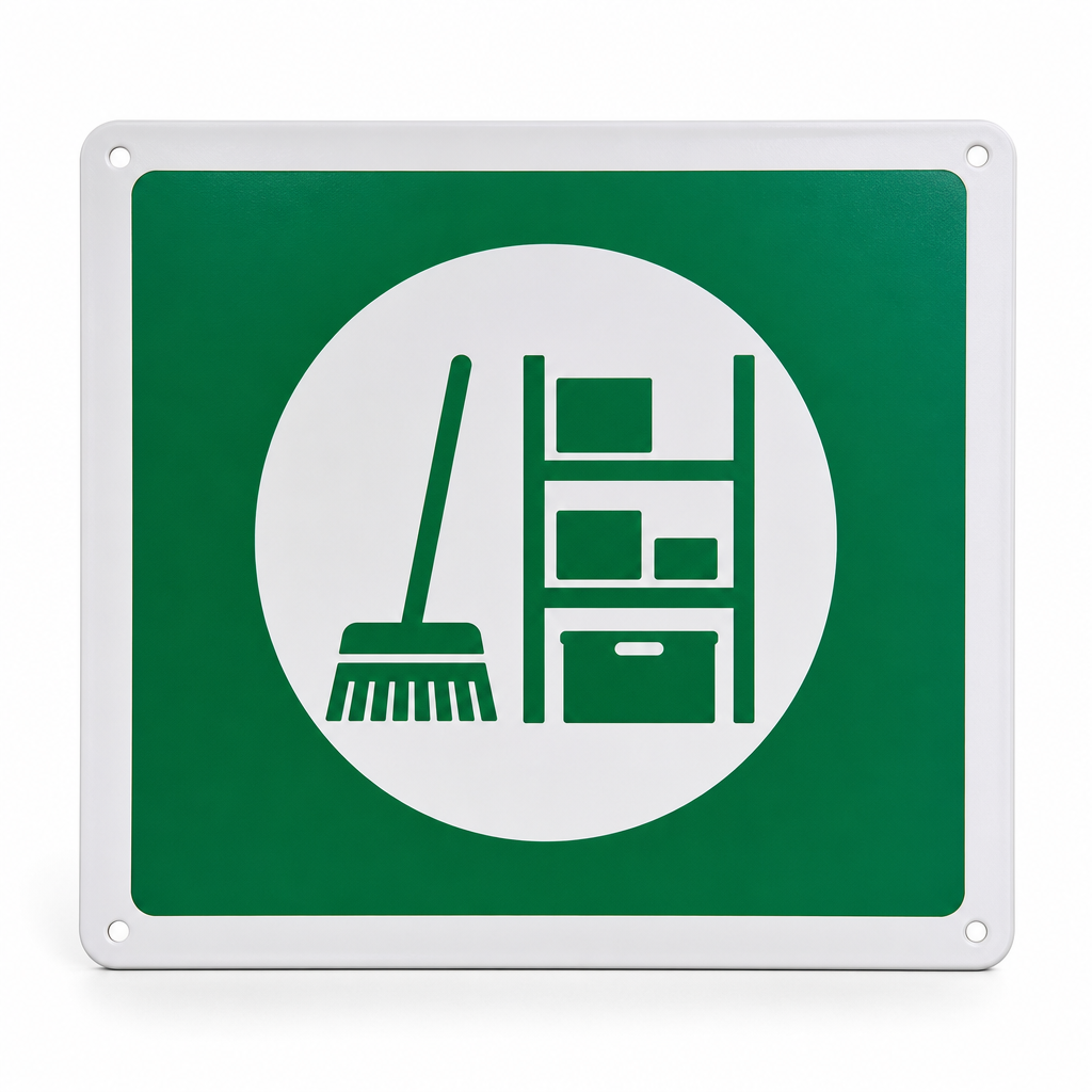 A Tidy Area Is A Safer Area Safety Sign