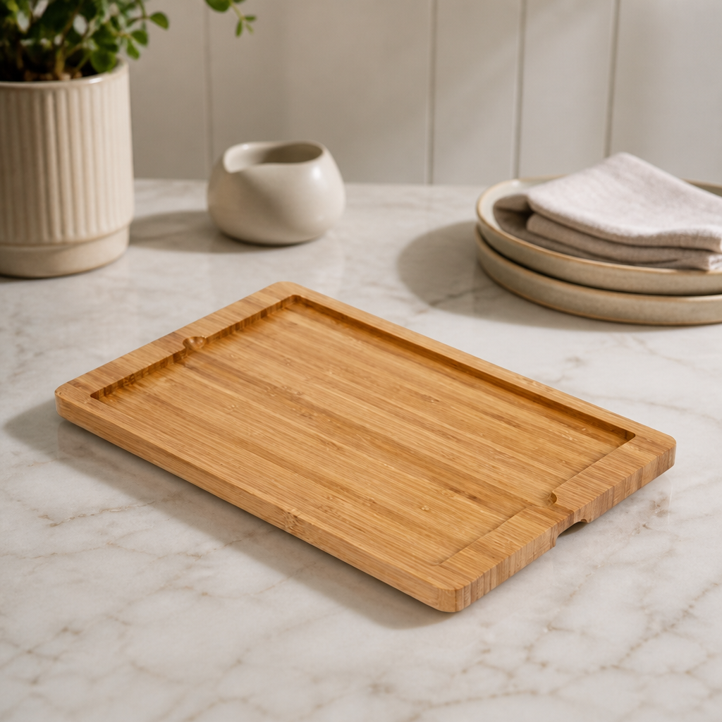 Commercial Wooden Base for Rectangular Slate Platter 210x330mm