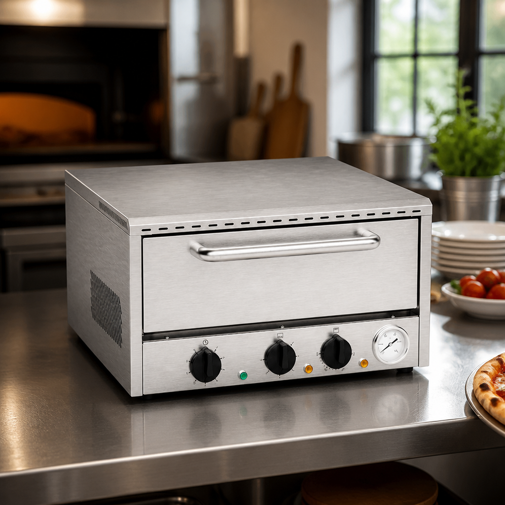 Single Deck Commercial Pizza Oven 2.2kW 300mm High