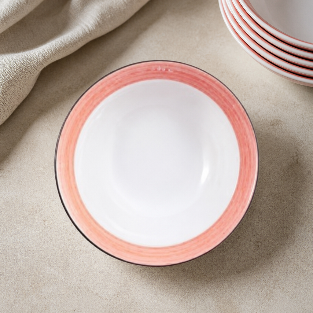 Commercial Oatmeal Bowls 165mm Rio Pink 36 Pack Catering Crockery