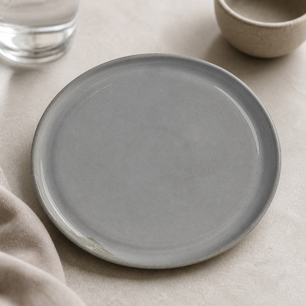 200mm Commercial Plates - 24 Pack Vitrified Stoneware
