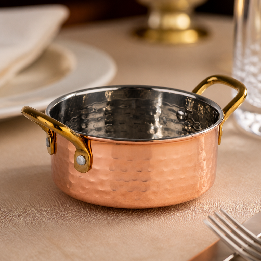 Commercial Small Serving Pot 115mm 0.35L Balti Dish