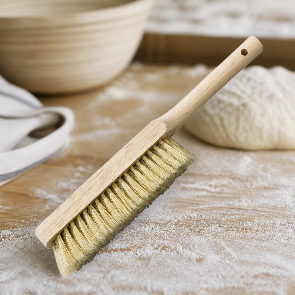 Commercial Pastry Brush 340mm Straight Design for Even Flour Distribution