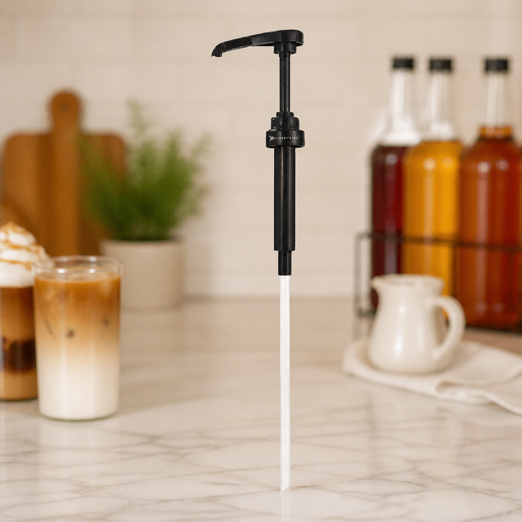 Syrup Pump for 1L Bottles - Commercial Portion Control Accessory