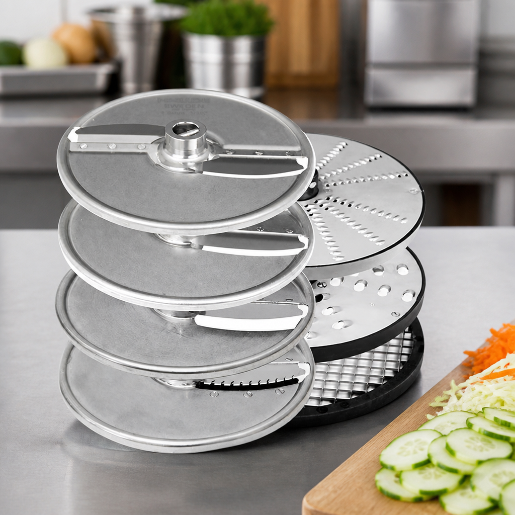 Commercial Vegetable Prep Cutting Tool Set with Wall Rack