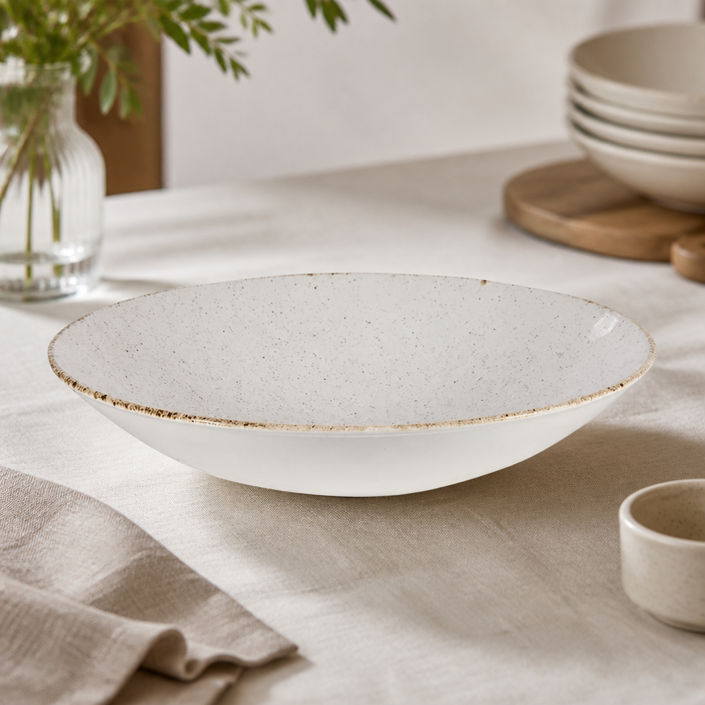 Commercial Coupe Bowls 385mm Barley - 4 Pack