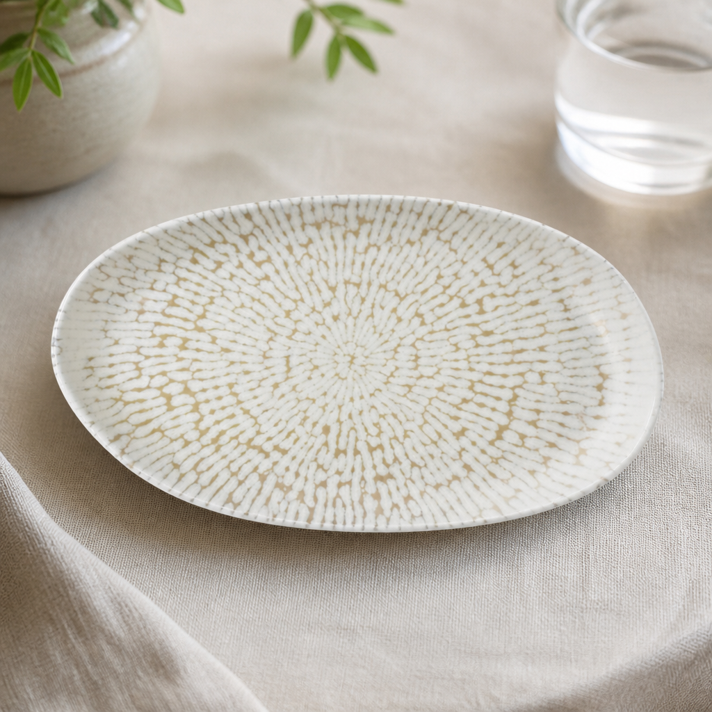 Commercial Oblong Plates 220x130mm Pack of 6 for Catering
