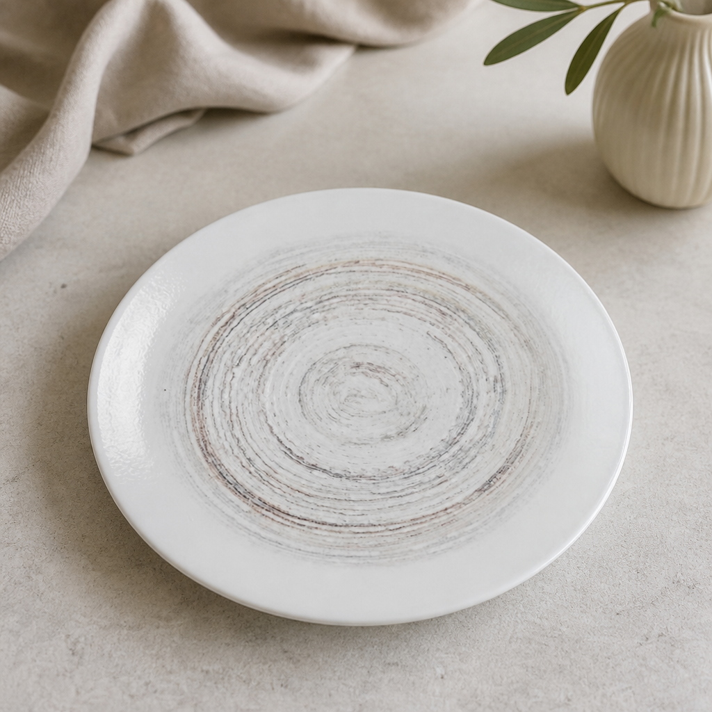 Commercial Coupe Plates 285mm - 12 Pack Super Vitrified Ceramic