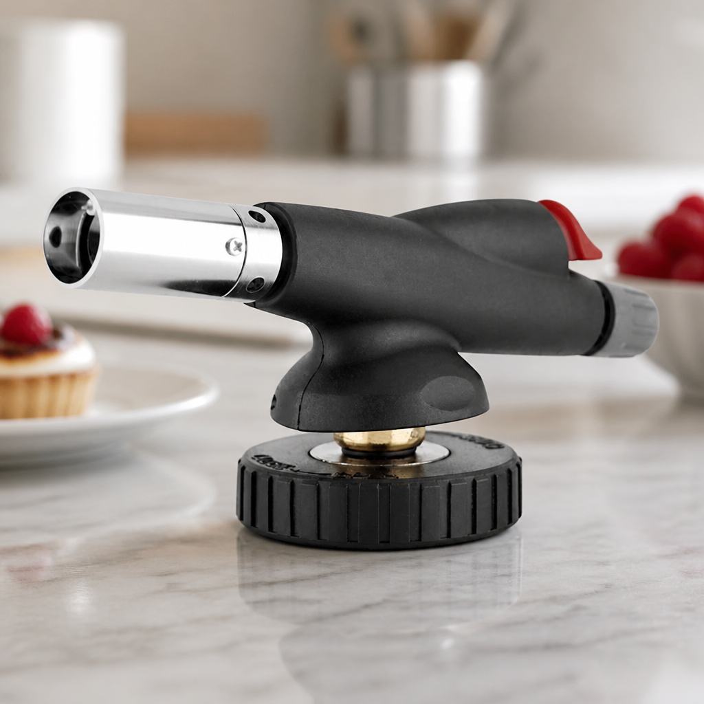 Commercial Chef's Blow Torch Head for Precise Cooking Control