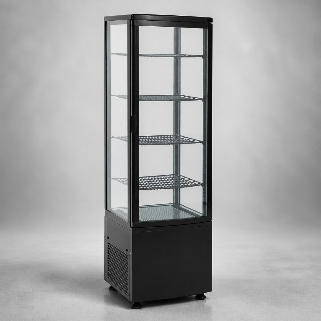 Commercial Curved Door Display Fridge 235Ltr Efficient