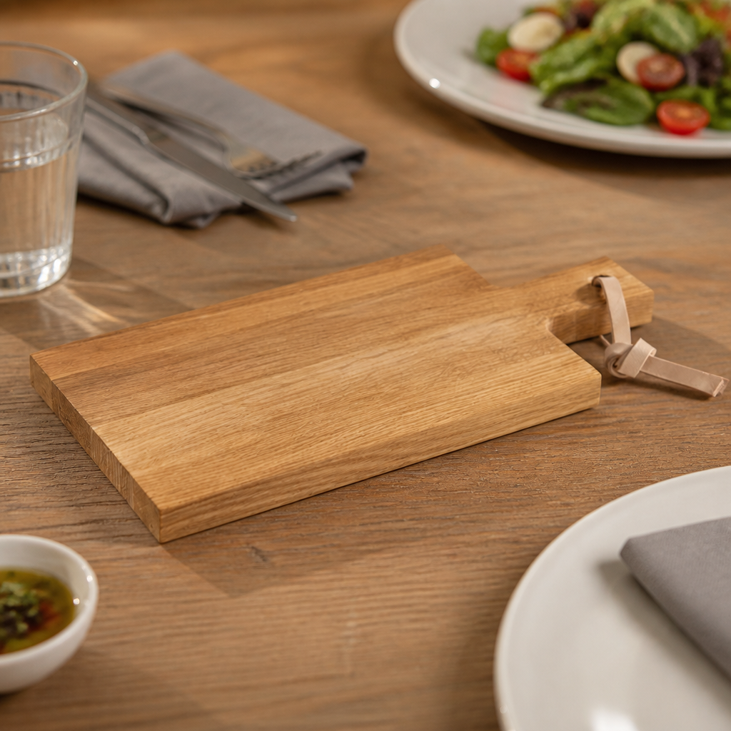 Wooden Serving Board 350x170mm Rustic Trivet for Catering