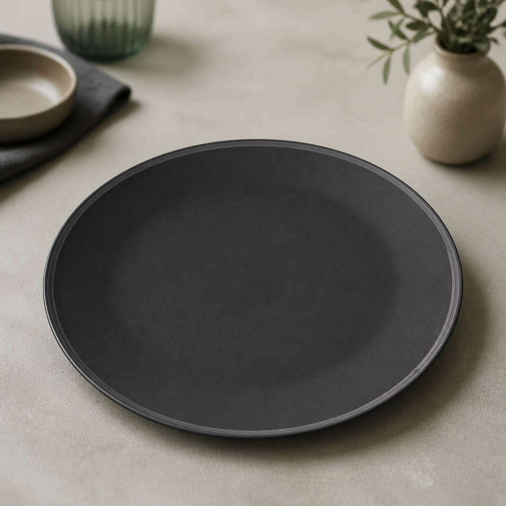 Commercial Slate Core Plates 270mm for Dining Room 6 Pack