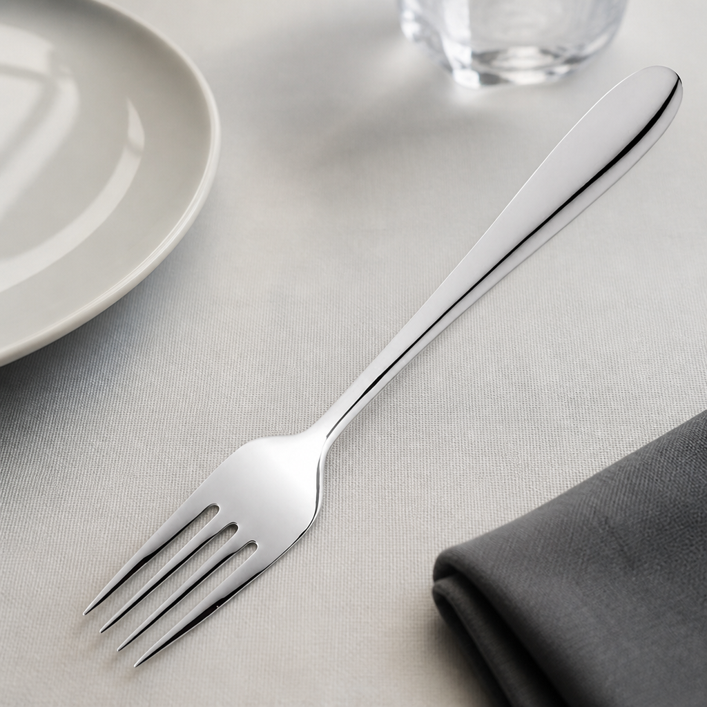 Commercial Dessert Fork 12 Pack 18/10 Stainless Steel Teardrop