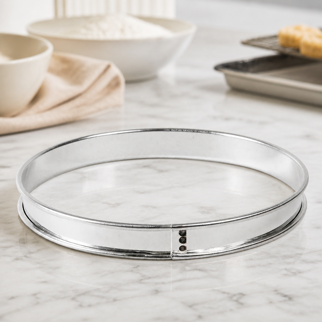 Commercial Stainless Steel Flan Ring 265mm Baking Equipment